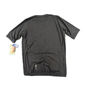 Specialized ADV Short Sleeve Cycling Jersey Mens M Black Merino Wool Blend
